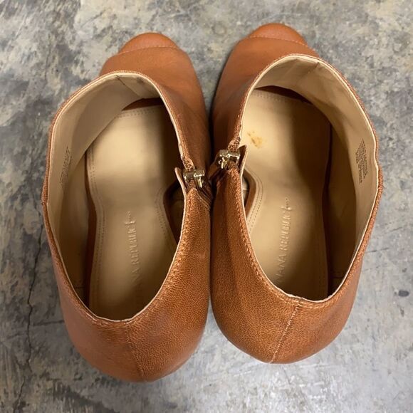 Banana Republic Delilah Tan Open Toe Ankle Bootie Size 8.5 - Picture 12 of 15
